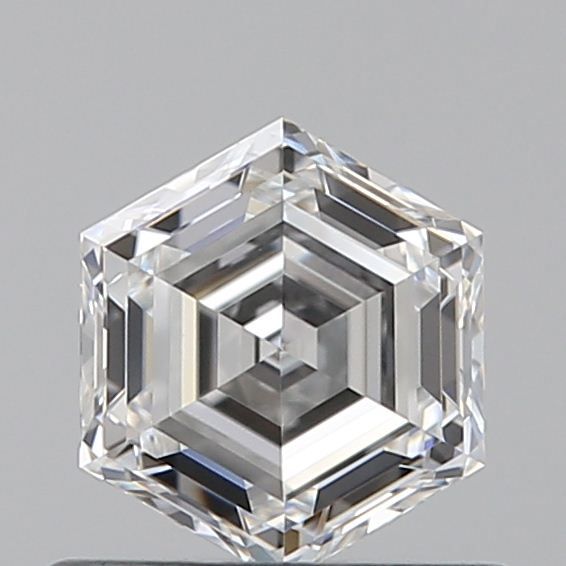Diamante Naturale Taglio Esagonale 0.54ct EX/EX E VVS1 - GIA - 5.53x4.79x2.85mm
