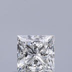 Diamante Naturale Taglio Princess 0.59ct EX/EX E VVS2 - GIA - 4.5x4.49x3.29mm