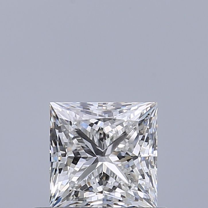 Diamante Naturale Taglio Princess 0.59ct EX/EX E VVS2 - GIA - 4.5x4.49x3.29mm