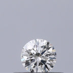 Diamante Naturale Taglio Brillante 0.19ct 3EX F VVS2 - IGI - 3.7x3.73x2.28mm