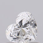Diamante Naturale Taglio Cuore 0.57ct EX/EX F VS1 - GIA - 4.93x5.63x3.5mm