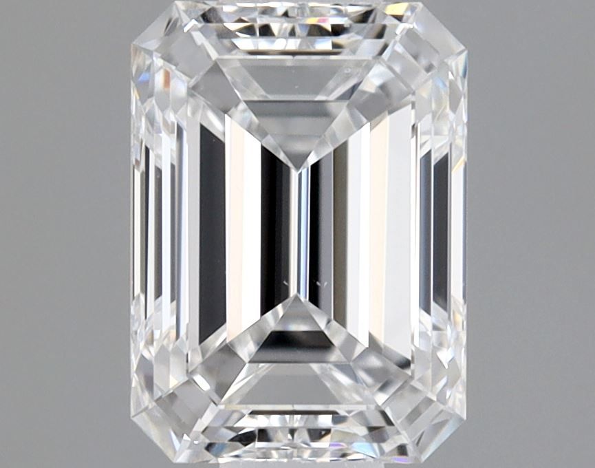 Diamante Naturale Taglio Smeraldo 0.5ct VG/EX D VS2 - GIA - 5.25x3.83x2.66mm