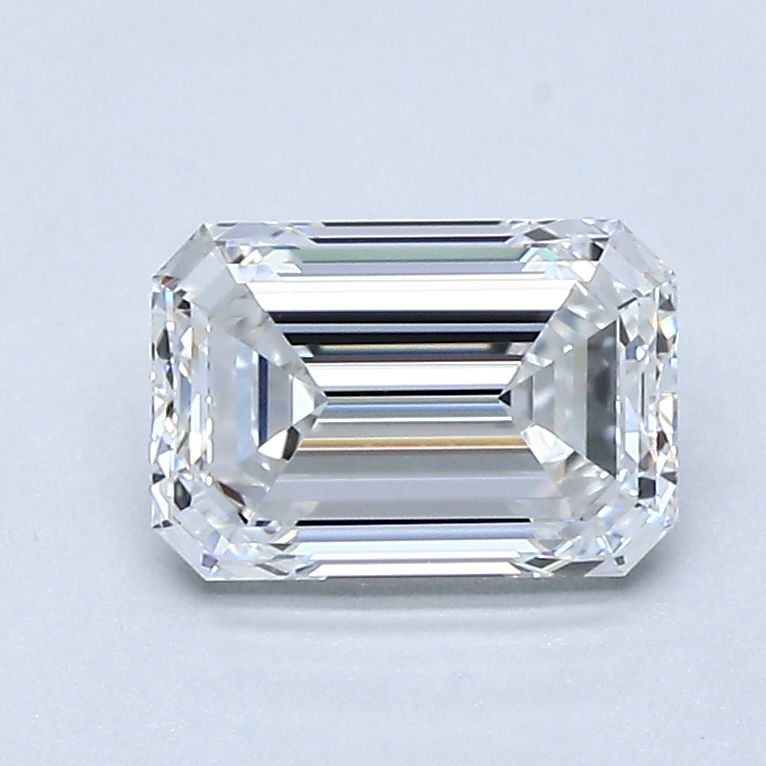 Diamante Naturale Taglio Smeraldo 1.21ct EX/EX E VVS1 - GIA - 7.35x5.0x3.34mm