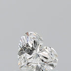 Diamante Naturale Taglio Cuore 0.6ct EX/EX J VVS2 - GIA - 4.96x5.82x3.71mm