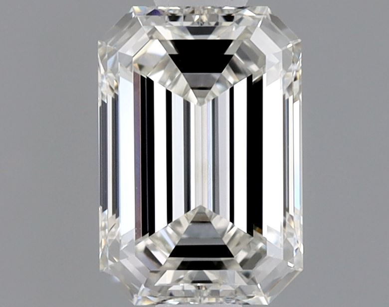 Diamante Naturale Taglio Smeraldo 0.7ct VG/EX H VS1 - GIA - 6.34x4.3x2.76mm