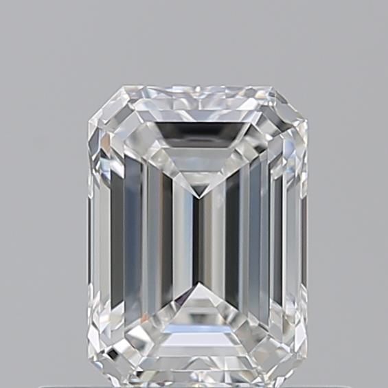 Diamante Naturale Taglio Smeraldo 0.61ct VG/EX F VVS1 - GIA - 5.76x4.09x2.69mm