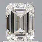 Diamante Naturale Taglio Smeraldo 0.89ct VG/EX H VS2 - GIA - 4.55x6.22x3.16mm