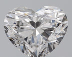 Diamante Naturale Taglio Cuore 0.65ct EX/EX E VVS2 - GIA - 4.97x5.98x3.52mm