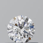 Diamante Naturale Taglio Brillante 0.4ct EX/VG/EX E VVS2 - GIA - 4.73x4.7x2.88mm