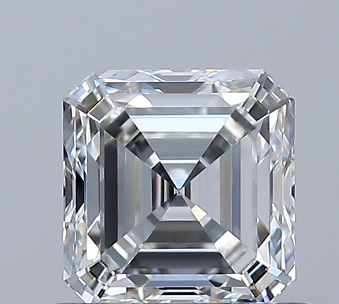 Diamante Taglio Smeraldo Quadrato 0.7ct EX/EX G VVS1 - GIA - 4.91x4.71x3.26mm
