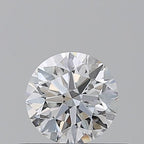 Diamante Taglio Brillante 0.4ct VG/EX/EX E VVS2 - GIA - 4.69x4.66x2.93mm
