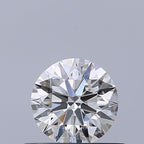 Diamante Naturale Taglio Brillante 0.5ct 3EX D VVS1 - IGI - 5.02x5.06x3.16mm
