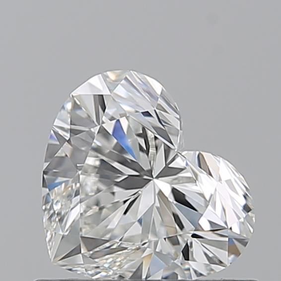 Diamante Naturale Taglio Cuore 0.74ct VG/VG H IF - GIA - 5.35x6.23x3.73mm