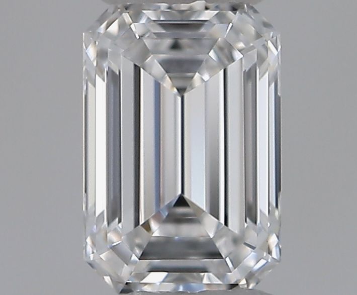 Diamante Naturale Taglio Smeraldo 0.33ct VG/VG D IF - GIA - 4.95x3.29x2.08mm