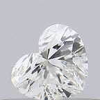 Diamante Naturale Taglio Cuore 0.21ct VG/EX J VS1 - GIA - 3.51x4.16x2.49mm
