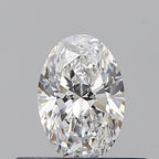 Diamante Naturale Taglio Ovale 0.33ct G/VG D VVS2 - GIA - 5.51x3.75x2.45mm