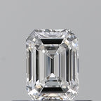 Diamante Naturale Taglio Smeraldo 0.51ct EX/EX E VS1 - GIA - 5.25x3.78x2.63mm
