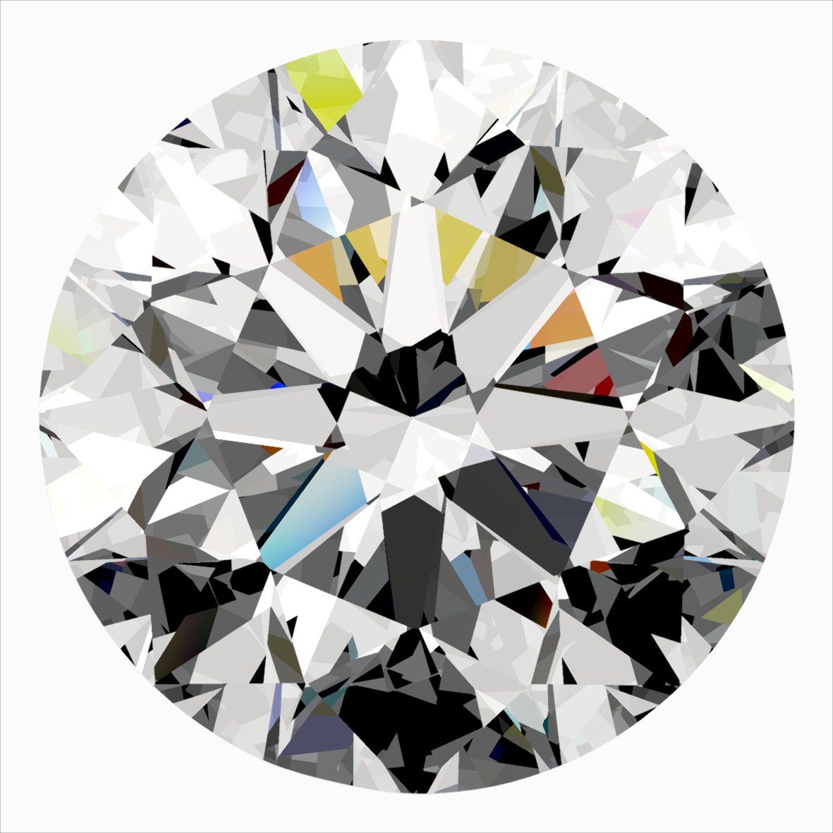 Diamante Taglio Brillante 0.33ct VG/VG/EX F VS1 - IGI - 4.34x4.38x2.81mm