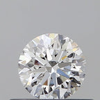 Diamante Naturale Taglio Brillante 0.4ct VG/EX/EX D VS1 - GIA - 4.62x4.6x2.95mm