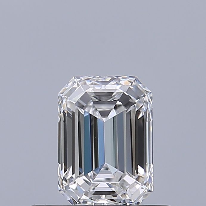 Diamante Naturale Taglio Smeraldo 0.5ct EX/EX D VVS2 - GIA - 5.34x3.81x2.55mm