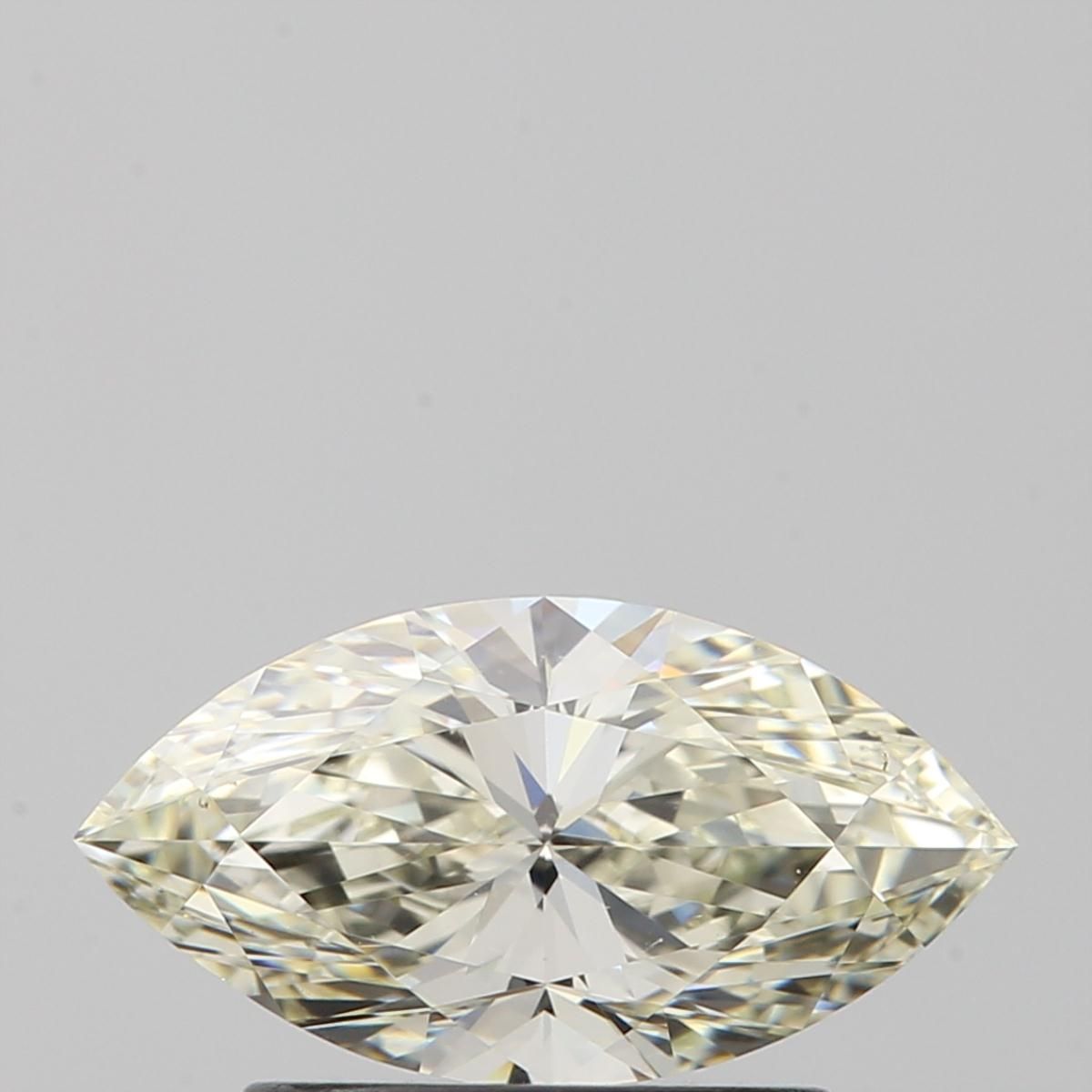Diamante Naturale Taglio Marquise 0.9ct VG/EX J VS1 - IGI - 9.45x4.93x3.26mm