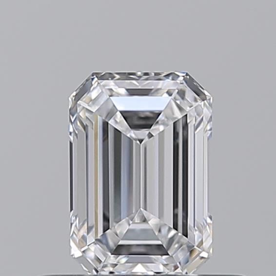 Diamante Naturale Taglio Smeraldo 0.5ct EX/EX D VVS1 - GIA - 5.54x3.8x2.46mm