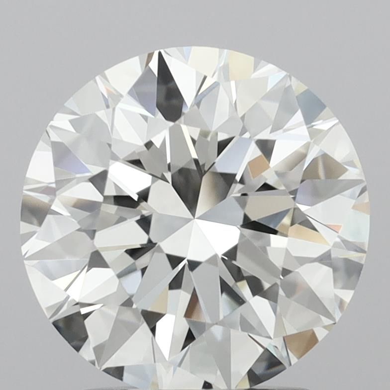 Diamante Naturale Taglio Brillante 1.7ct 3EX H VVS1 - IGI - 7.57x7.64x4.76mm