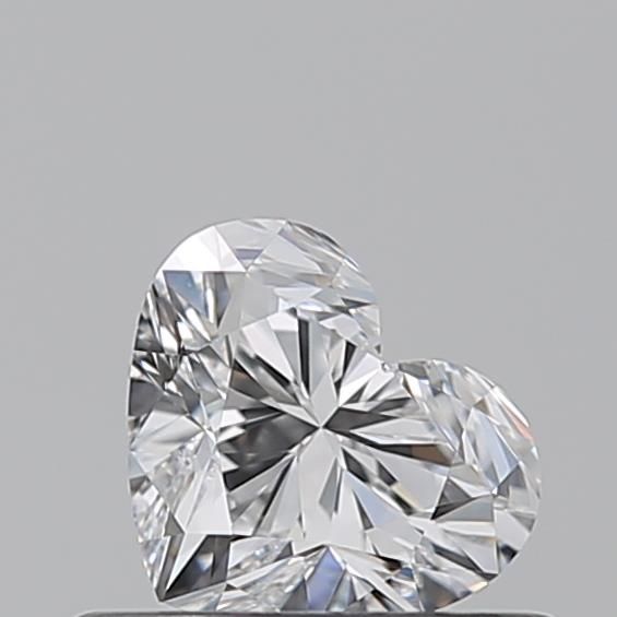 Diamante Naturale Taglio Cuore 0.5ct VG/VG D VVS1 - GIA - 4.56x5.39x3.41mm