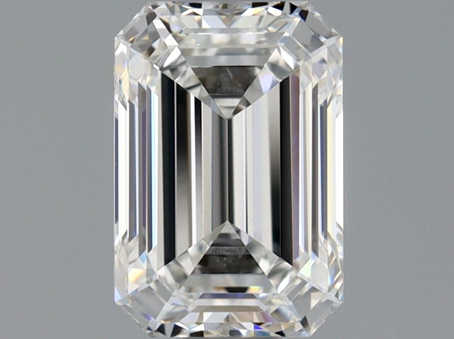 Diamante Naturale Taglio Smeraldo 0.8ct VG/EX F VVS2 - GIA - 6.37x4.37x2.89mm