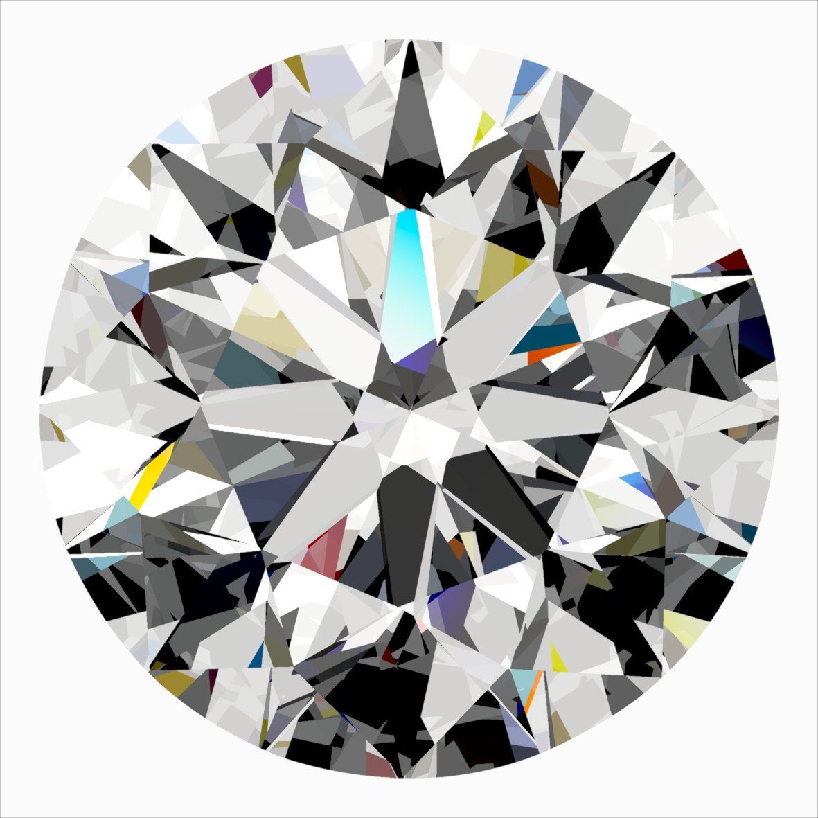 Diamante Taglio Brillante 0.4ct VG/VG/EX H VVS1 - IGI - 4.64x4.68x2.98mm