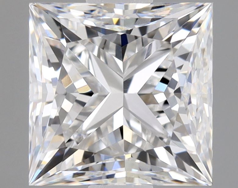 Diamante Naturale Taglio Princess 1.01ct VG/EX F VVS2 - GIA - 5.31x5.29x4.01mm