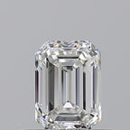 Diamante Naturale Taglio Smeraldo 0.5ct VG/EX G VVS2 - GIA - 5.14x3.72x2.59mm