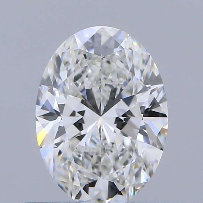 Diamante Naturale Taglio Ovale 0.51ct EX/EX F VVS2 - GIA - 6.31x4.6x2.85mm