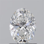 Diamante Naturale Taglio Ovale 1.01ct EX/EX E VS1 - GIA - 7.7x5.56x3.62mm
