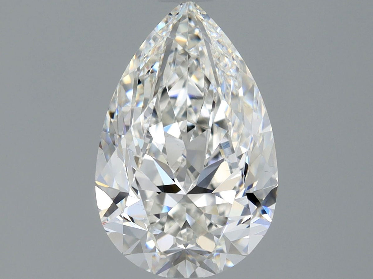 Diamante Naturale Taglio Goccia 1.3ct EX/EX F VS1 - GIA - 9.19x5.94x3.86mm