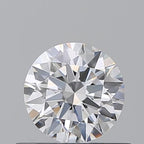 Diamante Taglio Brillante 0.5ct EX/VG/EX E VVS1 - GIA - 5.14x5.11x3.12mm
