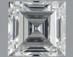 Diamante Taglio Radiant Quadrato 1.07ct VG/VG F VVS1 - GIA - 5.59x5.42x3.68mm