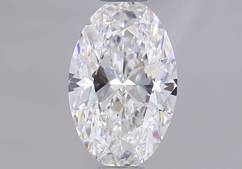 Diamante Naturale Taglio Ovale 0.64ct EX/EX F VVS1 - GIA - 7.36x4.74x2.85mm