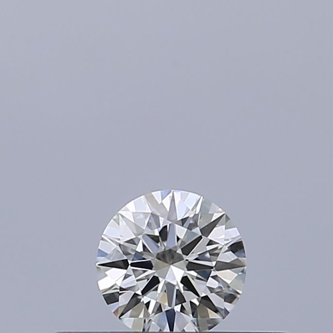 Diamante Naturale Taglio Brillante 0.19ct 3EX F VVS1 - IGI - 3.71x3.73x2.28mm