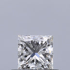 Diamante Naturale Taglio Princess 0.45ct EX/EX E VVS1 - GIA - 4.16x4.13x3.05mm