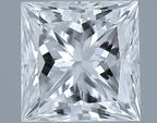 Diamante Naturale Taglio Princess 0.31ct EX/EX D IF - GIA - 3.74x3.7x2.67mm