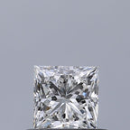 Diamante Naturale Taglio Princess 0.45ct VG/EX E VVS1 - GIA - 4.15x4.11x3.0mm