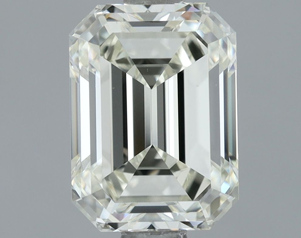 Diamante Naturale Taglio Smeraldo 1.57ct EX/EX J VVS2 - IGI - 7.66x5.63x3.89mm