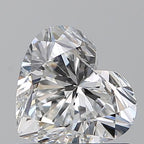 Diamante Naturale Taglio Cuore 0.91ct EX/EX F VS1 - GIA - 5.97x6.65x3.9mm