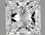 Diamante Naturale Taglio Princess 1.01ct VG/VG E VVS2 - GIA - 5.55x5.53x3.85mm