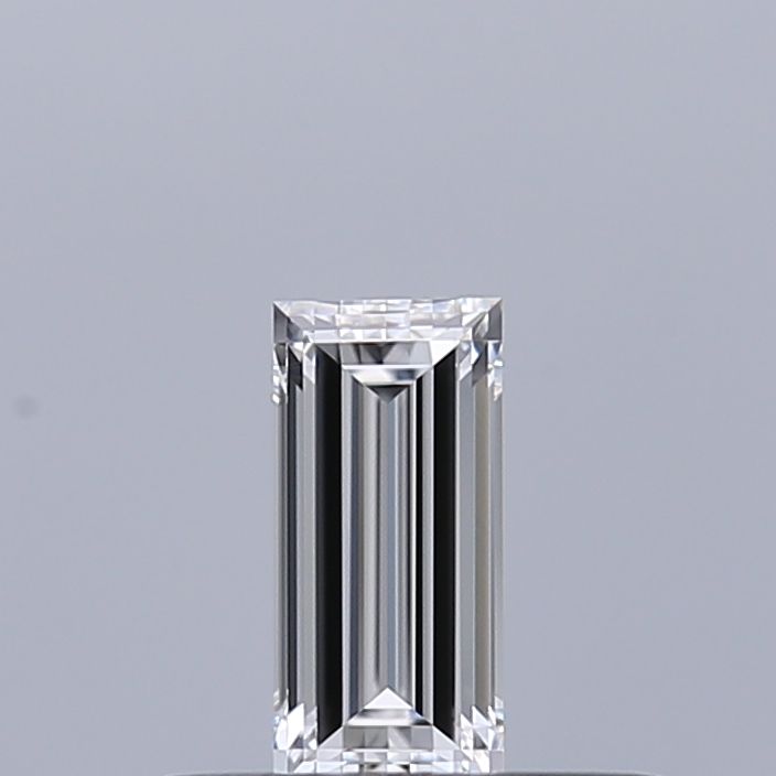 Diamante Naturale Taglio Baguette 0.21ct EX/EX D IF - GIA - 5.11x2.38x1.63mm