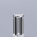 Diamante Naturale Taglio Baguette 0.21ct EX/EX D IF - GIA - 5.11x2.38x1.63mm