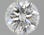 Diamante Naturale Taglio Brillante 0.6ct 3EX G IF - GIA - 5.37x5.4x3.37mm