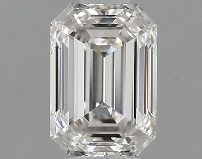 Diamante Naturale Taglio Smeraldo 0.5ct VG/EX J VVS1 - GIA - 5.38x3.74x2.52mm