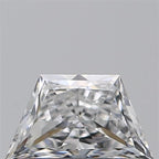 Diamante Naturale Taglio Trapezio 0.41ct VG/EX D VVS1 - GIA - 6.67x3.83x2.35mm